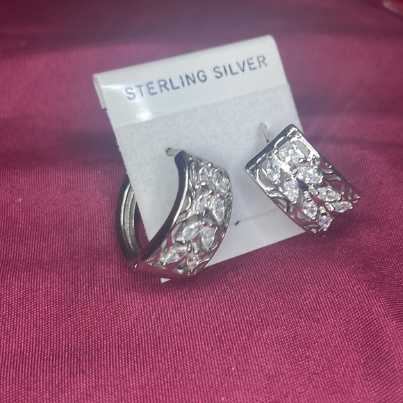 Chunky hoops earrings - Picture 1 of 12